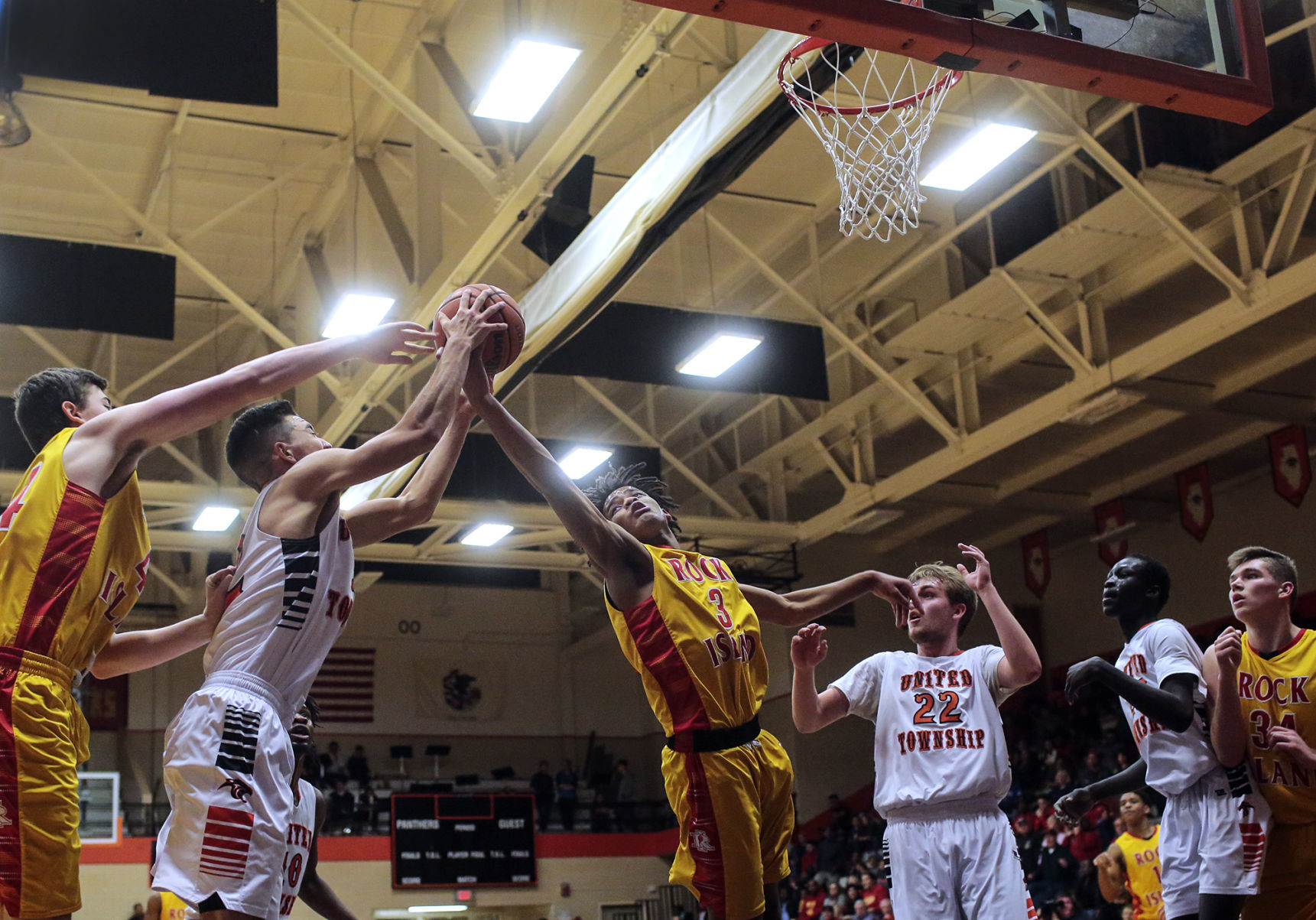 Prep Basketball: United Township vs. Rock Island